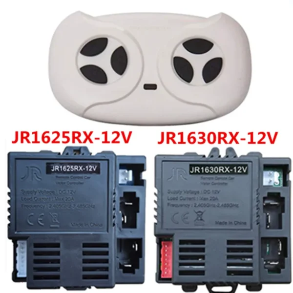 Control remoto y receptor JR1625RX-12V para carros, repuestos para coche eléctrico, Bluetooth